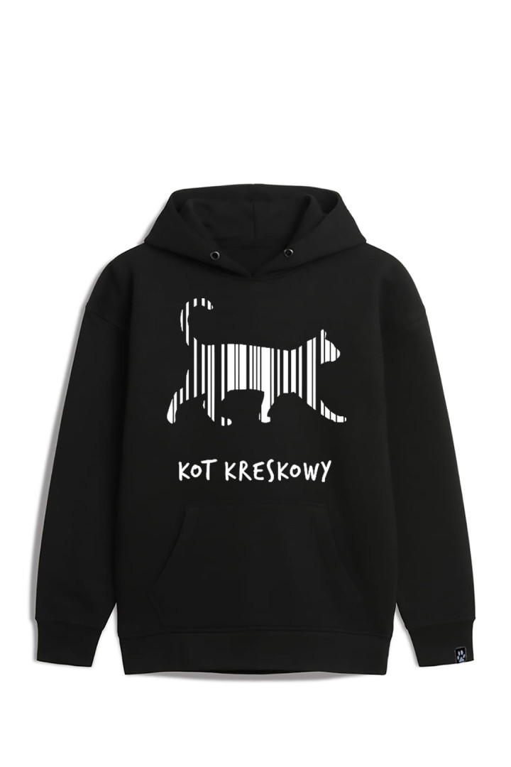 Bluza z nadrukiem Kot kreskowy