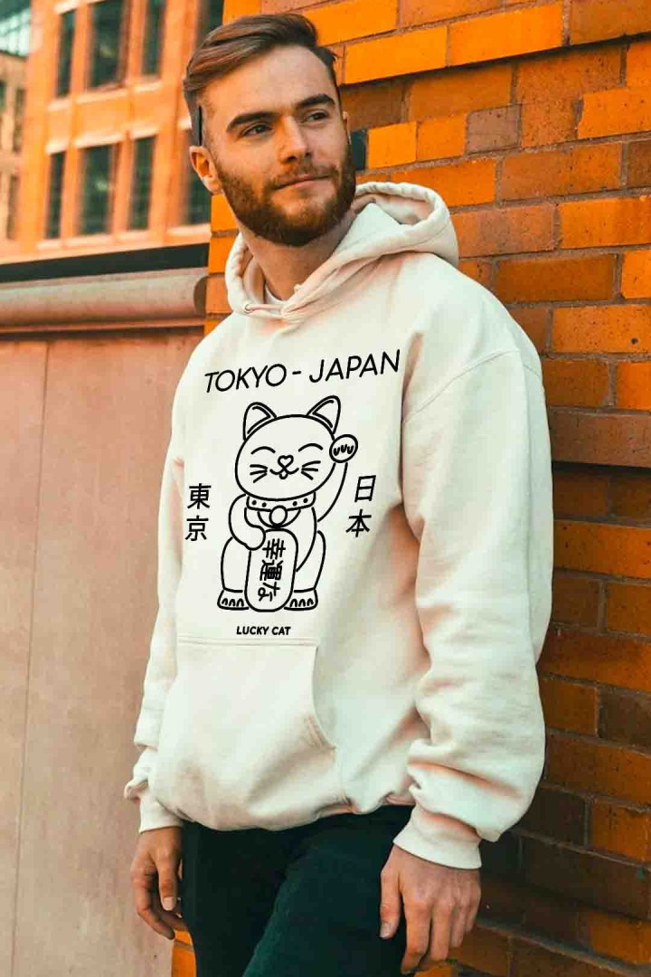 Bluza japoński kotek fortuny