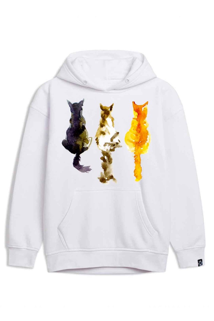 Bluza akwarelowe koty dla kociarza artysty