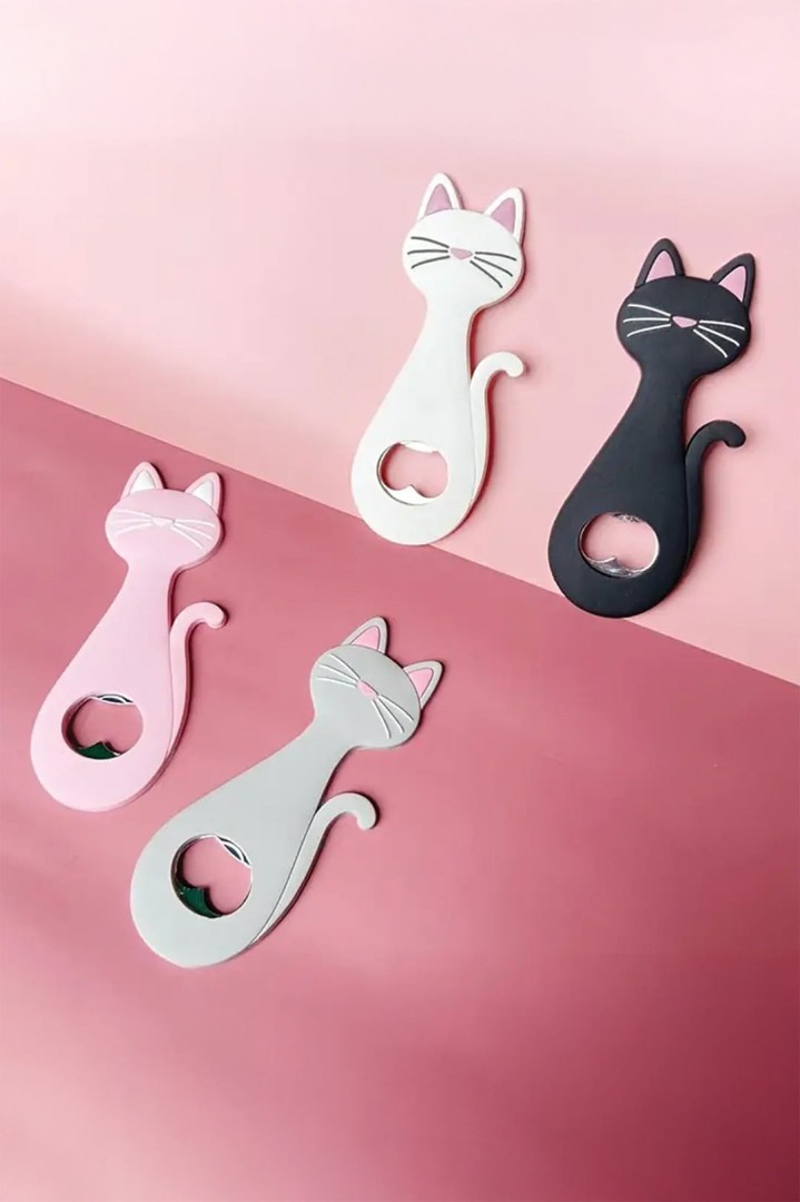 Otwieracz magnetyczny do butelek w kształcie kota