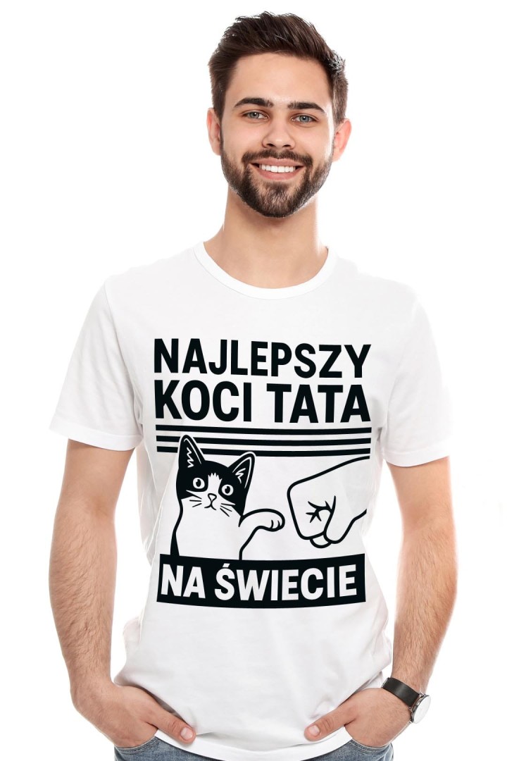 Koszulka Najlepszy Koci tata na świecie