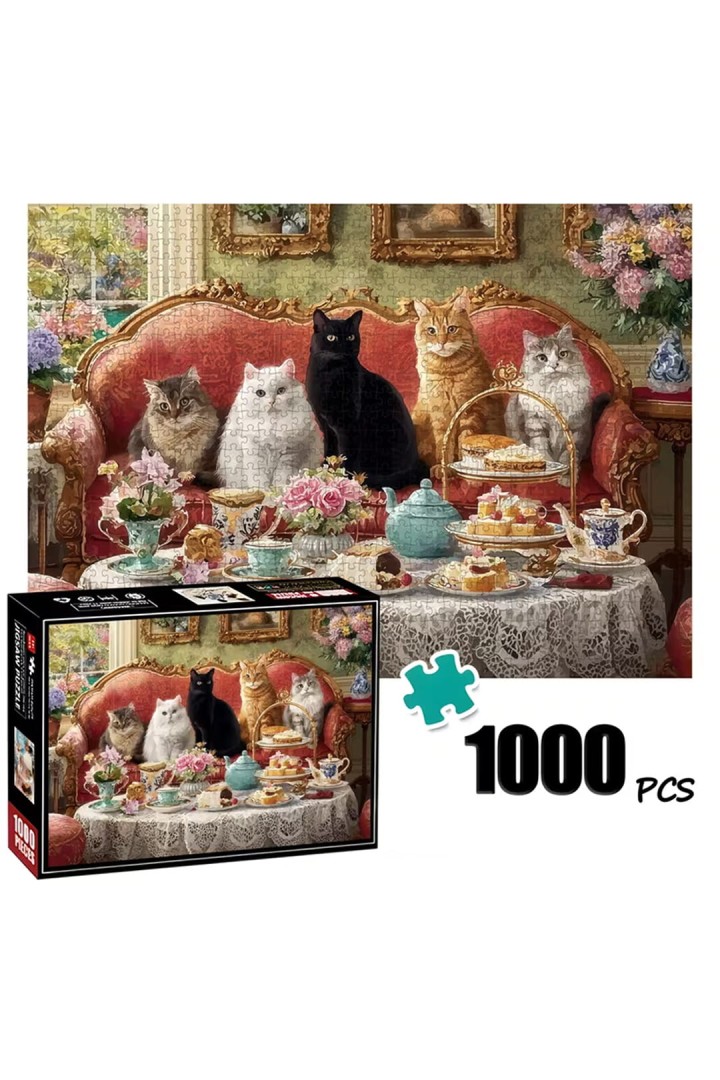 Puzzle kocia herbatka 1000 elementów
