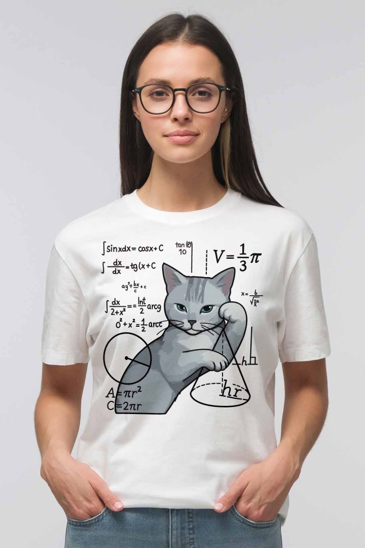 Koszulka kot geniusz