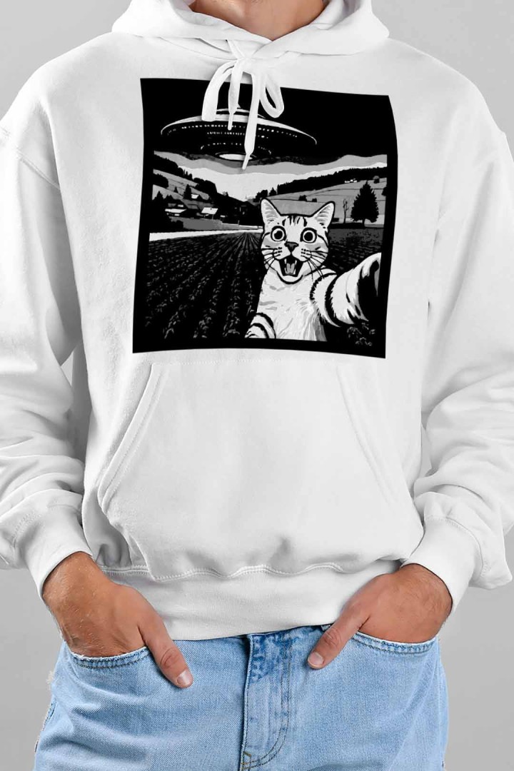 Bluza selfie z kocim ufo
