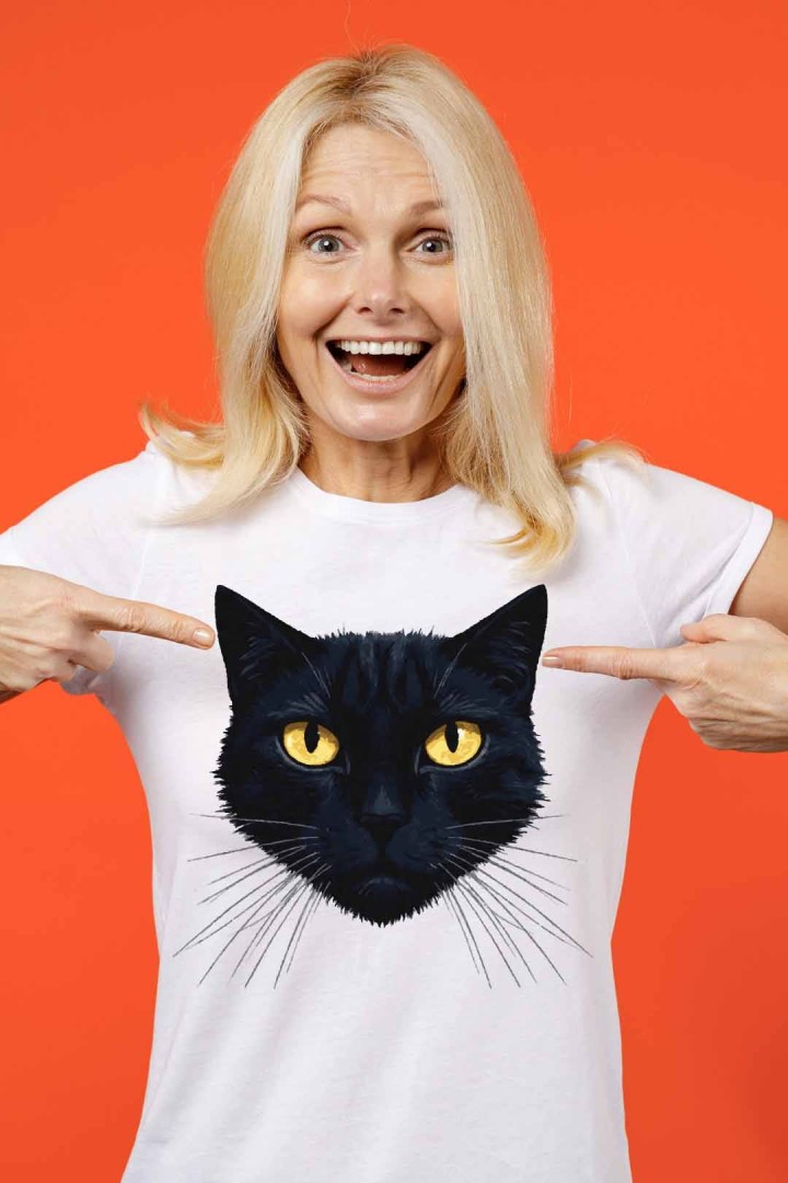 Koszulka kocie spojrzenie