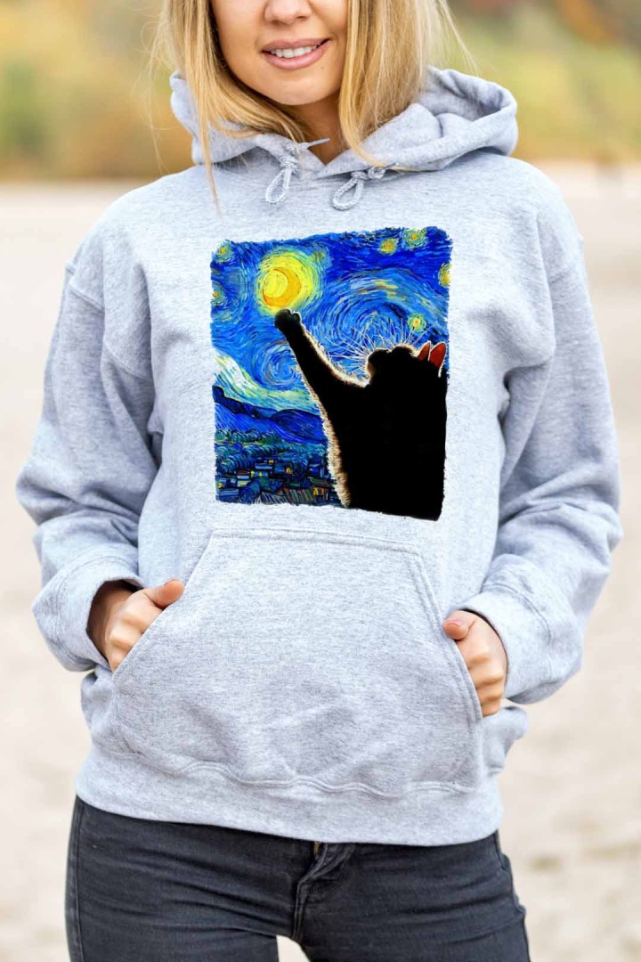 Bluza kocia gwiaździsta noc