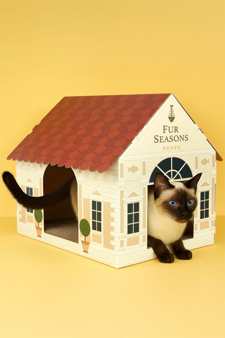 Luksusowy domek - drapak dla kota Fur Seasons