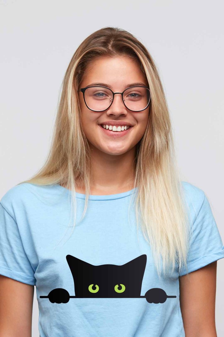 Koszulka koci podglądacz