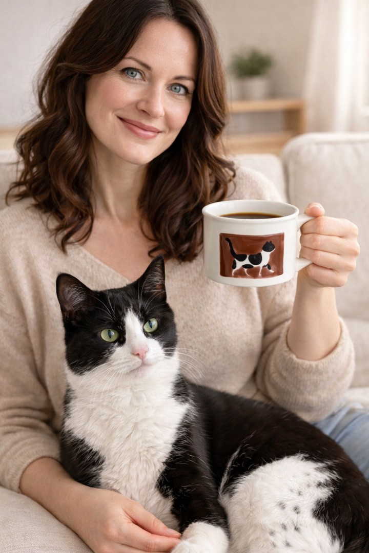 Kubek w koty 250ml dla miłośników kotów