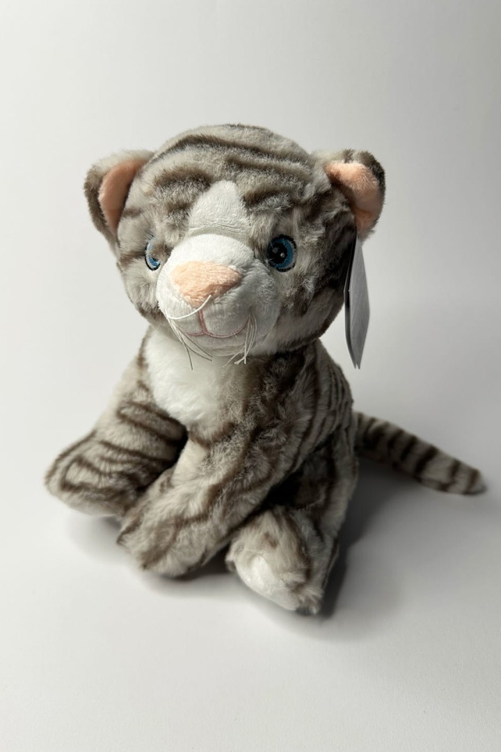 Miaucząca maskotka pręgowany kotek Emil 20cm