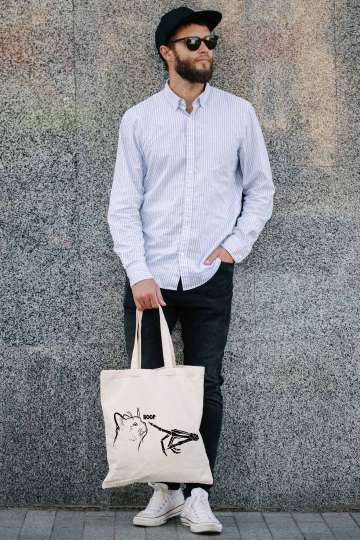 Torba szkieletowa kocia miłość