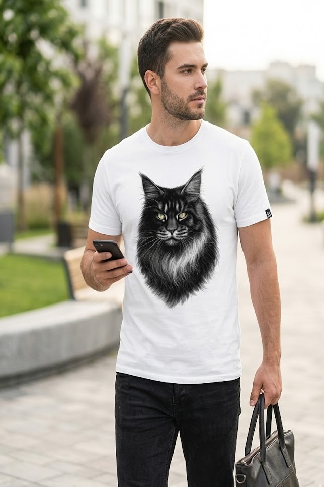 Koszulka dostojny Maine Coon