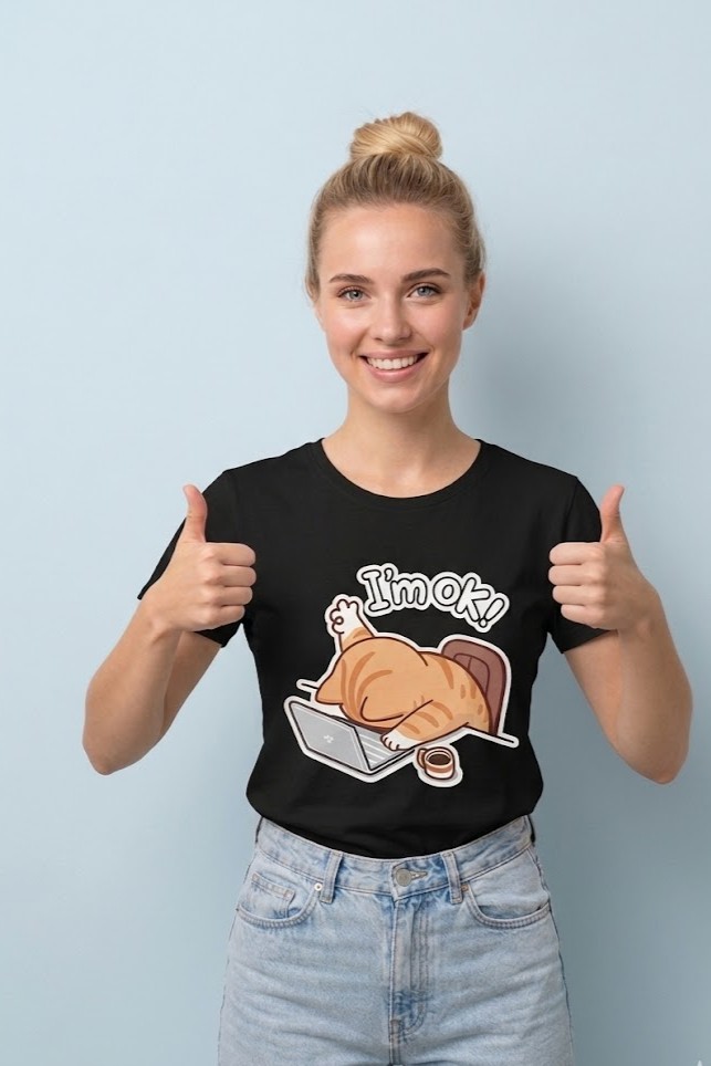 Koszulka poniedziałkowy kot