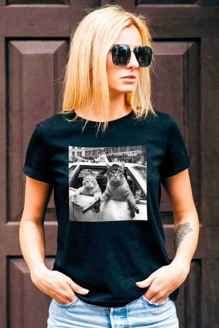 Koszulka gangsterskie kociaki