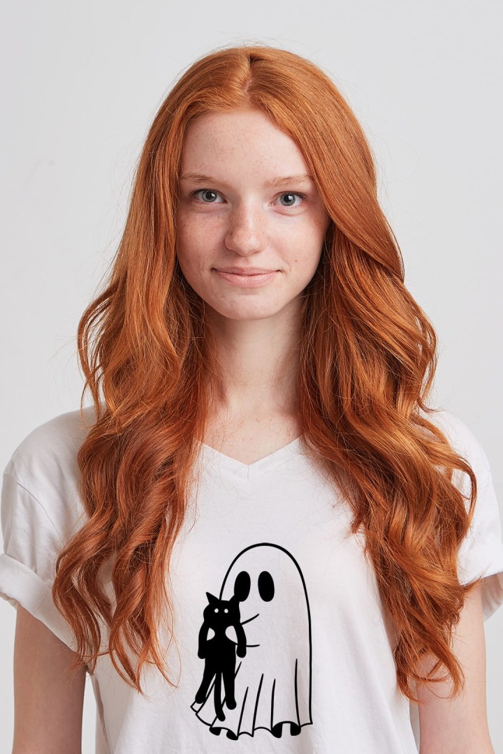 Koszulka Duch z Kotem