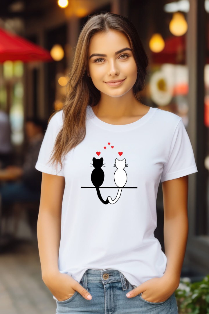 Koszulka Zakochane Kotki