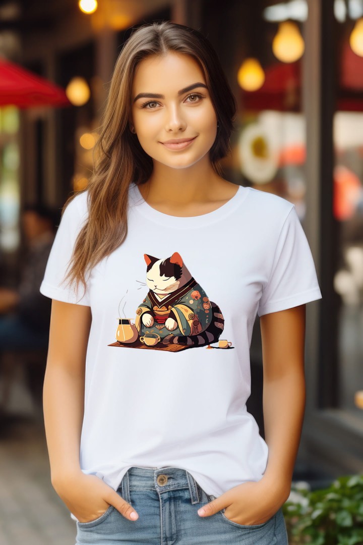 Koszulka Japoński Kot