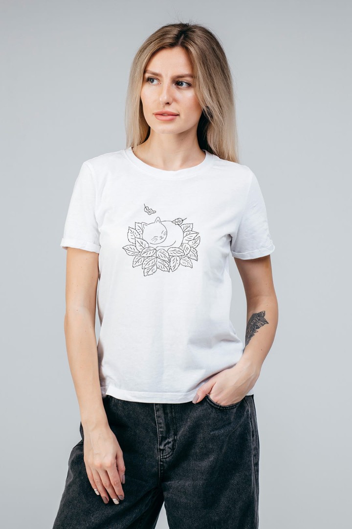 Koszulka jesienny kotek dla kociej mamy