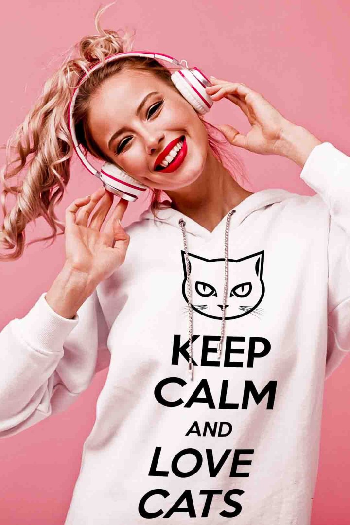 Bluza Keep Calm dla kociary kociej mamy